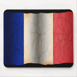 Flagge Frankreichs Mousepad