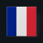 Flagge Frankreichs, nationale Flagge von Tricolor Button<br><div class="desc">Flag von Frankreich, Tricolor National Flag. Die Nationalflagge Frankreichs ist eine dreiseitige Flagge mit drei vertikalen Bändern in blau (Hufseite), weiß und rot. Es ist den englischen Lautsprecher als die französische Tricolor oder einfach die Tricolor bekannt. Sie können das Design weiter personalisieren, wenn Sie es bevorzugen, z.B. indem Sie Ihren...</div>