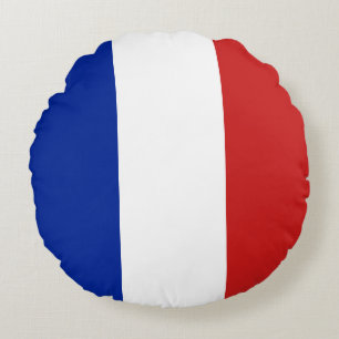 Flagge Frankreichs Rundes Kissen