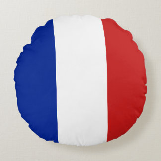 Flagge Frankreichs Rundes Kissen