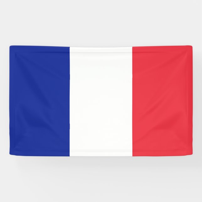 Flagge Frankreichs Tricolore Banner (Horizontal)