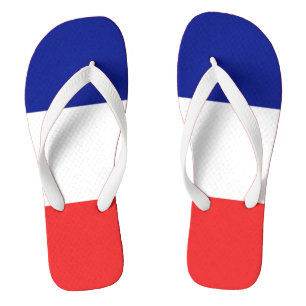 Flagge Frankreichs Tricolore Flip Flops