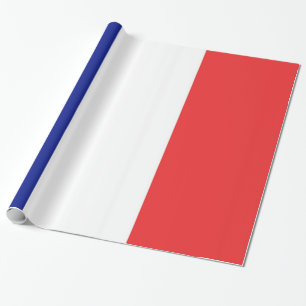 Flagge Frankreichs Tricolore Geschenkpapier