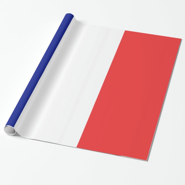 Flagge Frankreichs Tricolore Geschenkpapier (Ungerollt)