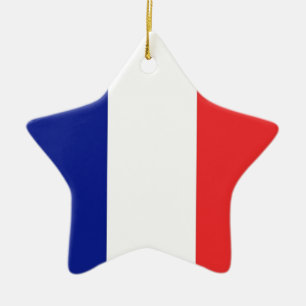 Flagge Frankreichs Tricolore Keramikornament