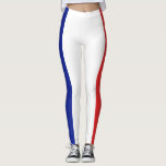 Flagge Frankreichs Tricolore Leggings<br><div class="desc">Die Flagge von Frankreich oder Drapeau de la France ist eine Trikolorenflagge mit drei vertikalen Bändern blau, weiß und rot. Es ist bekannt als die französische Tricolor oder einfach die Tricolor oder Tricolor. Zu Beginn der Französischen Revolution trug die Pariser Miliz, die eine prominente Rolle beim Sturm der Bastille spielte,...</div>