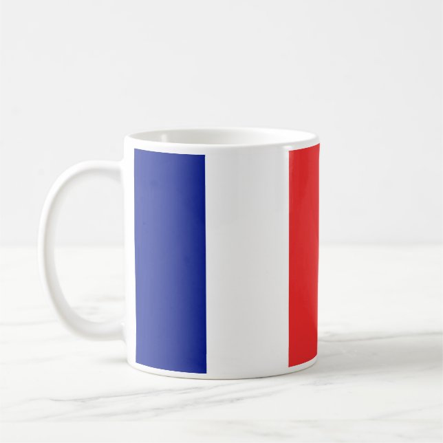 Flagge Frankreichs Tricolore Tasse (Links)