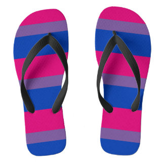 Flagge für Bisexualität Flip Flops