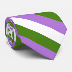 Flagge für Genderqueer Krawatte