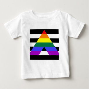 Flagge für gerade Allegie Baby T-shirt