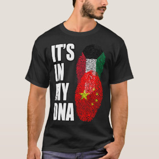 Flagge für kuwaitisches und chinesisches DNA-Gemis T-Shirt