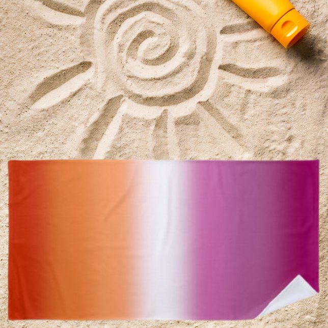Flagge für Lesben - lesbische Flagge Strandtuch (Von Creator hochgeladen)