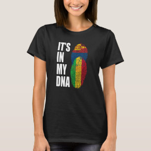 Flagge für malische und mongolische DNA-Mischung T-Shirt