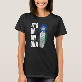 Flagge für nigerianische und marschallesische DNA- T-Shirt