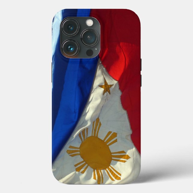 Flagge für Philippinen Case-Mate iPhone Hülle (Rückseite)