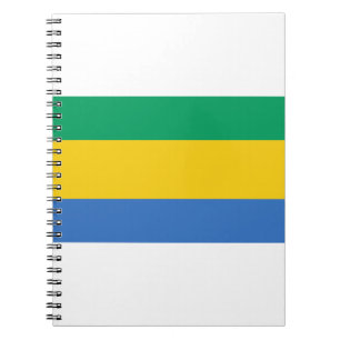 Flagge Gabuns Notizblock