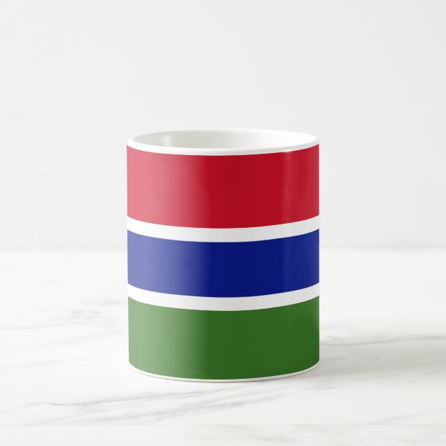 Flagge Gambias Kaffeetasse (Mittel)