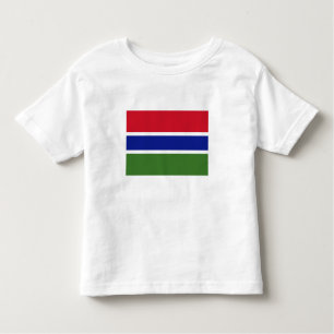 Flagge Gambias Kleinkind T-shirt