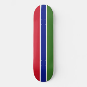 Flagge Gambias Skateboard