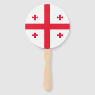 Flagge Georgias Fächer