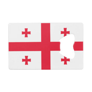 Flagge Georgias Geldbeutel Flaschenöffner