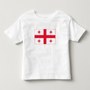 Flagge Georgias Kleinkind T-shirt