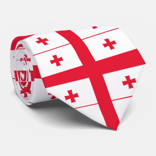 Flagge Georgias Krawatte