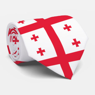 Flagge Georgias Krawatte