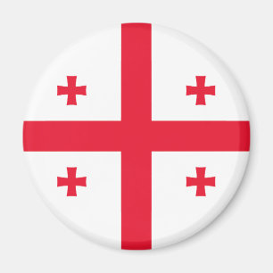 Flagge Georgias Magnet