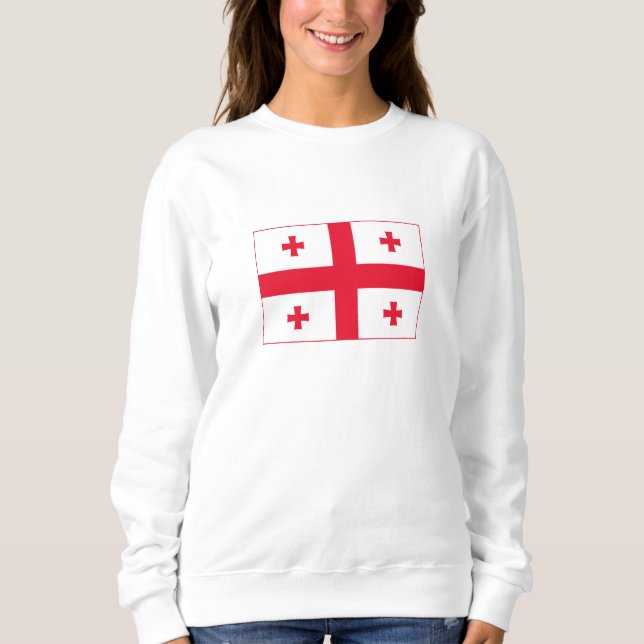 Flagge Georgias Sweatshirt (Vorderseite)