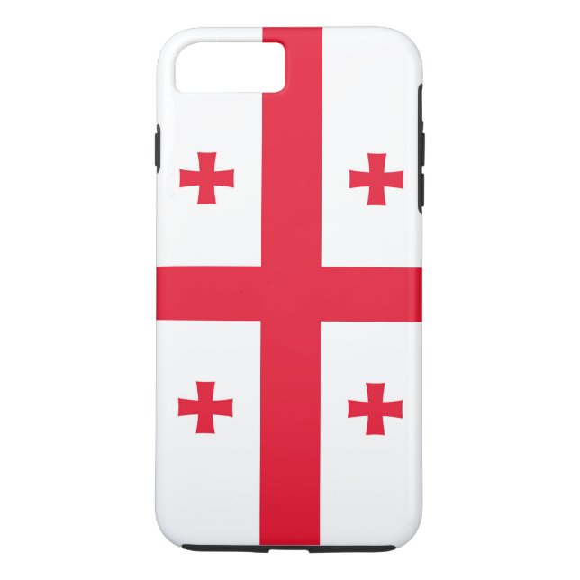 Flagge Georgiens Case-Mate iPhone Hülle (Rückseite)