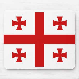 Flagge Georgiens Mousepad