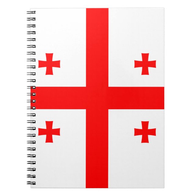 Flagge Georgiens Notizblock (Vorderseite)