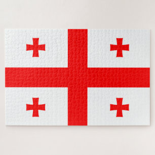 Flagge Georgiens Puzzle