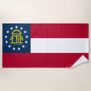 Flagge Georgiens Strandtuch