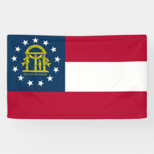 Flagge Georgiens (US-Staat) Banner