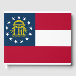 Flagge Georgiens (US-Staat) Gästebuch