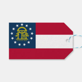 Flagge Georgiens (US-Staat) Geschenkanhänger