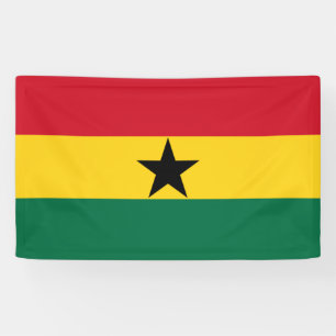 Flagge Ghanas Banner