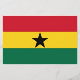 Flagge Ghanas Briefpapier