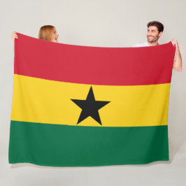 Flagge Ghanas Fleecedecke