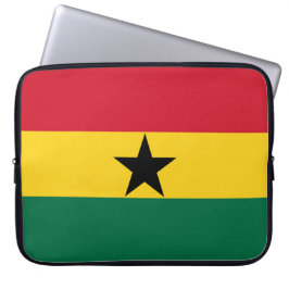 Flagge Ghanas Laptopschutzhülle