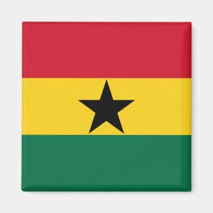 Flagge Ghanas Magnet