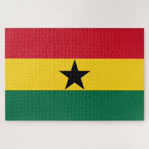 Flagge Ghanas Puzzle