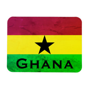 Flagge Ghanas (Westafrika) Magnet