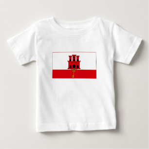 Flagge Gibraltars Baby T-shirt