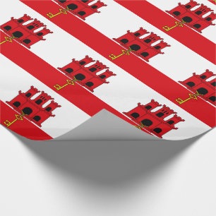 Flagge Gibraltars Geschenkpapier