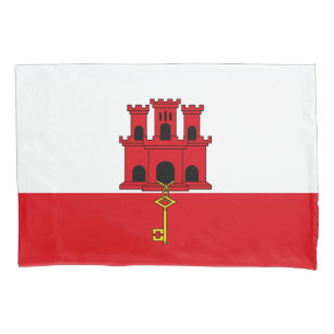 Flagge Gibraltars Kissenbezug