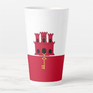Flagge Gibraltars Milchtasse