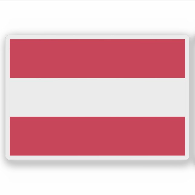 Flagge Gouda, Niederlande Aufkleber (Vorderseite)
